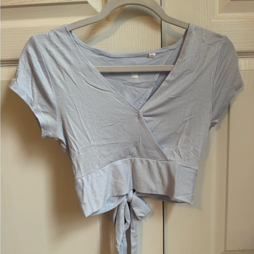 Open back crop top